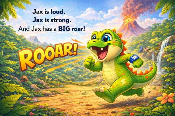Jax the Dino book cover